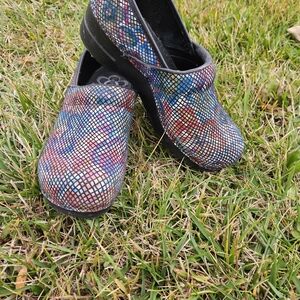 Sanita Multicolor Patterned Mules